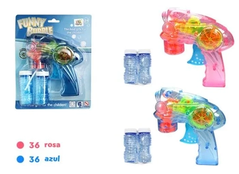 TK-AB8413 BRINQUEDO ARMA DE PLASTICO LANCA BOLHA DE SABAO