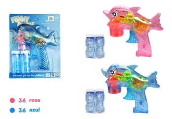 TK-AB8412 BRINQUEDO ARMA DE PLASTICO LANCA BOLHA DE SABAO