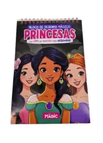 84808 PRINCESAS- BLOCO DE DESENHO