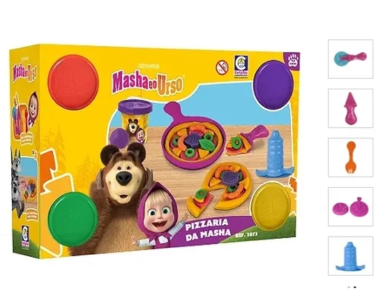 2872 BRINQUEDO MASHA E O URSO PIZZARIA