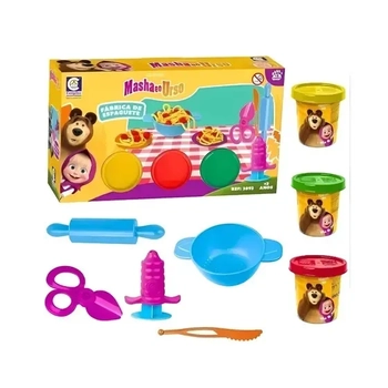 2893 BRINQUEDO MASHA E O URSO FABRICA DE ESPAGUETE