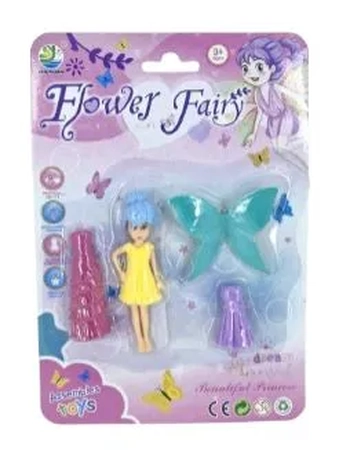 BA-12990 BONECA C/ACESSORIOS C/4 PECAS