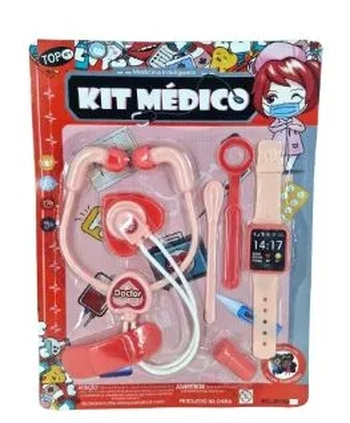 BA-12971 KIT MEDICO C/ACESSORIOS C/6 PEÇAS