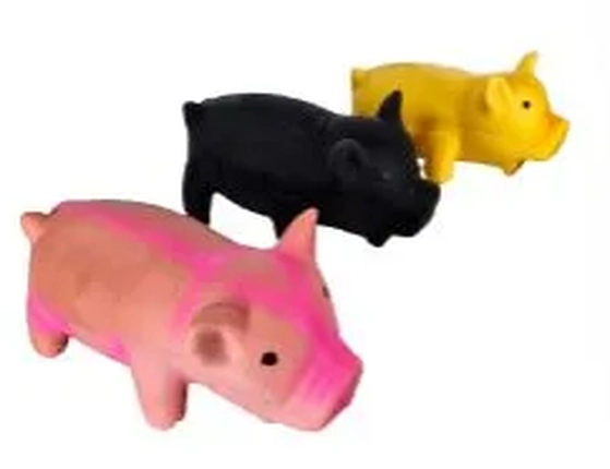 PET6194T MORDEDOR PORCO DE PLASTICO P/ANIMAL ESTIMACAO