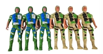 TS90054 KIT BONECO MILITAR C/6 10CM