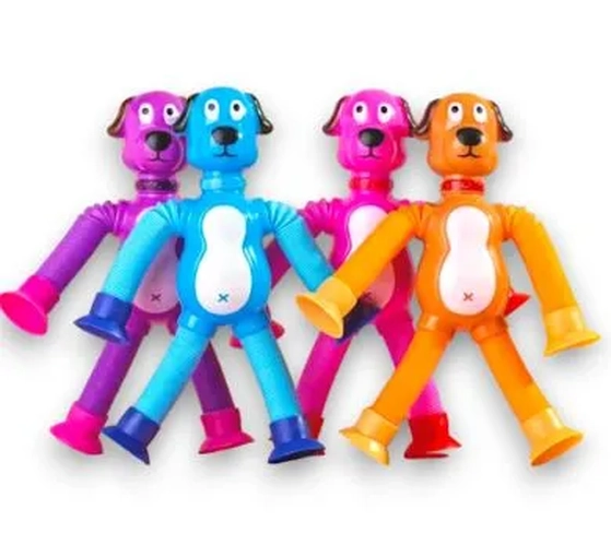 TS90277 CACHORRO ESTICA CORES SORTIDAS 17CM