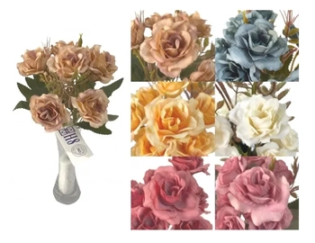 03395 MINI BUQUE DE ROSA X5 33CM