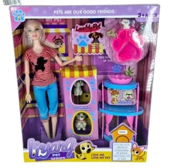 GK1603 BONECA C/KIT PET