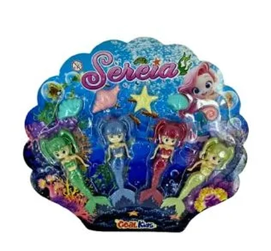 GK3232 KIT BONECAS SEREIA C/4 CORES