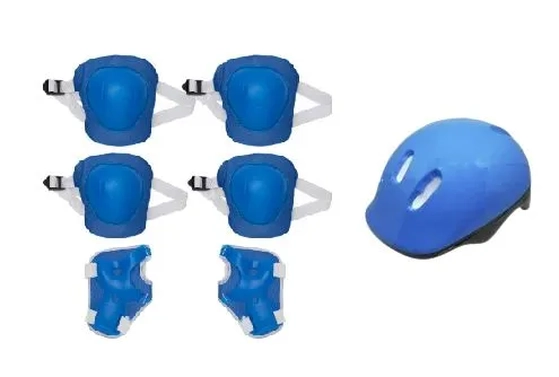 GU5565 KIT PROTECAO INFANTIL C/7 PECAS AZUL