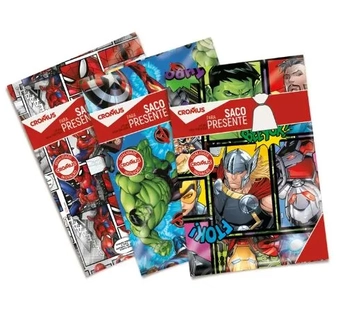 99005859 SACO LIC 25X37 STDO MARVEL PT C/40 UN