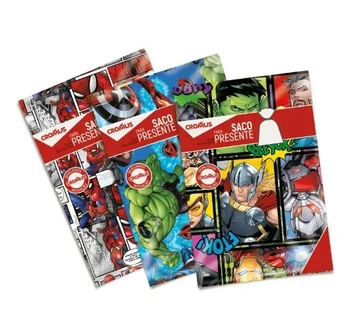 99005860 SACO LIC 30X44 STDO MARVEL PT C/40 UN