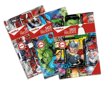 99005863 SACO LIC 50X70 STDO MARVEL PT C/25 UN