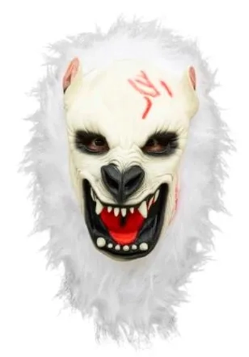 900 MASCARA LOBISOMEM II TEC/PELO BRANCO