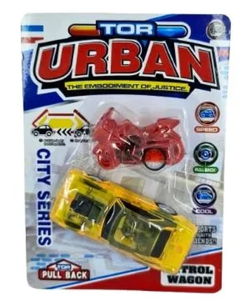 LV0017 CARRO E MOTO FRICCAO NA CARTELA