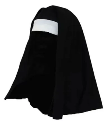 MOD-1054 VEU DE FREIRA EM TECIDO