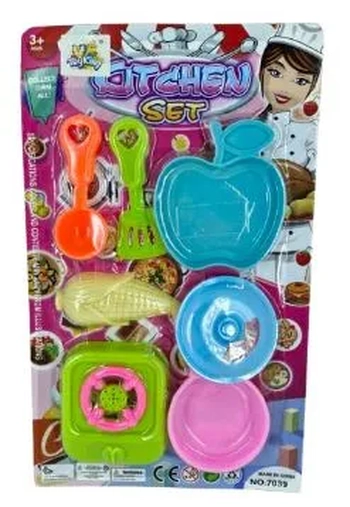 TK-AB5176 ENCART. CJ COZINHA DE PLASTICO C/7