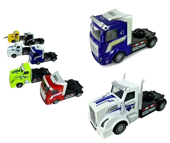 TK-AB8465 CAMINHAO CABINE MINIATURA A FRICCAO 12X6CM