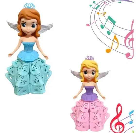 TK-AB9046 BONECA PRINCESA C/MECANISMO A PILHA