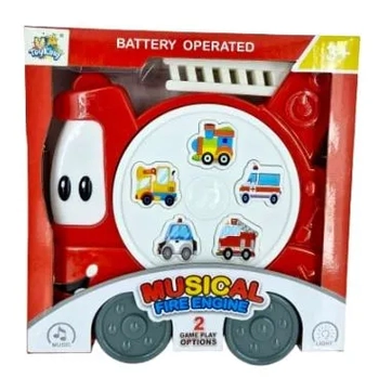 TK-AB8994 CAMINHAO DE BOMBEIRO MUSICAL A PILHA
