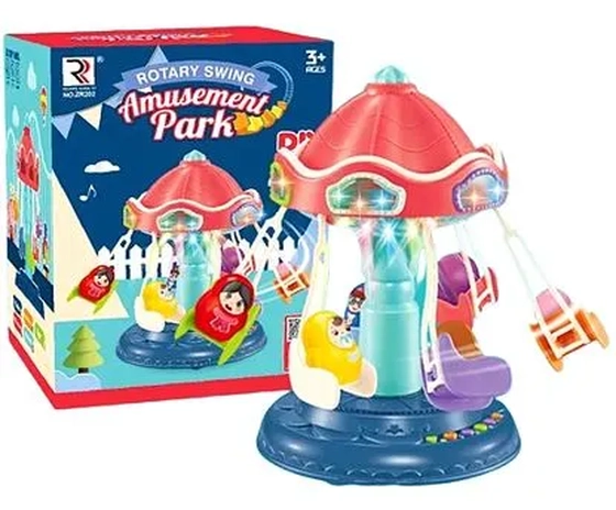 TK-AB3705 BRINQUEDO PARQUE CARROSSEL A PILHA