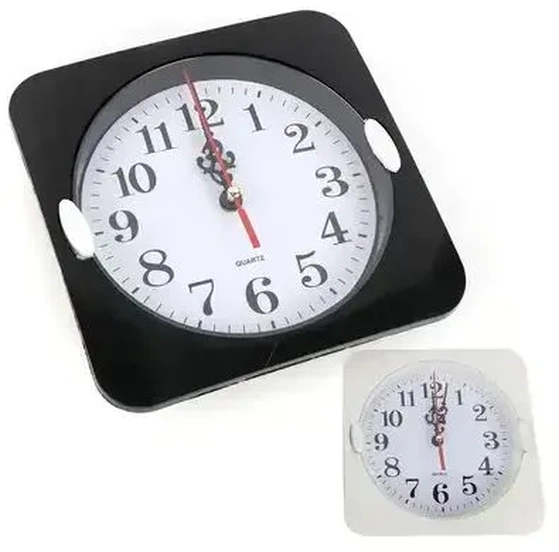 DRP016 RELOGIO DE PAREDE PLAST/VIDRO 16X3,5CM