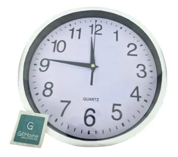 DRP027 RELOGIO DE PAREDE PLAST/VIDRO 22X4M