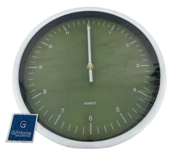DRP029 RELOGIO DE PAREDE PLAST/VIDRO 28,5X4M