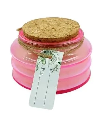 DAM265 VELA PERFUMADA PARAFINA SUP VIDR 6X7X5CM