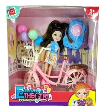 GK2927 BONECA CICLISTA NA CX 19X7X17CM