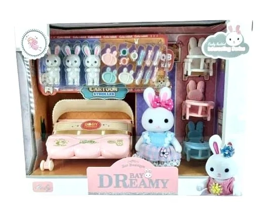 GK2995 COELHINHOS PASSEIO DE CARRINHO