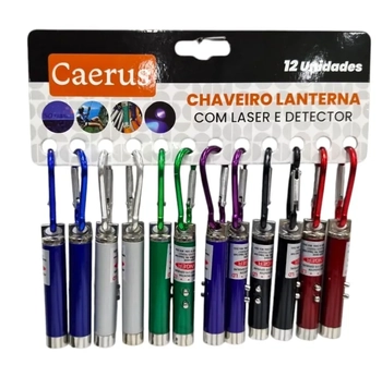 CRS-2234 CHAVEIRO LANTERNA C/LASER C/12