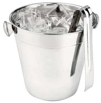 GU5693 BALDE PARA GELO INOX C/PEGADOR 900ML