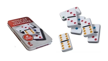 GU5847 DOMINO COLORIDO NA LATA 28PC 11MM