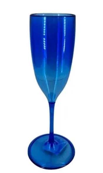 AP-1007AZ TAÇA CHAMPANHE GLAMOUR AZUL