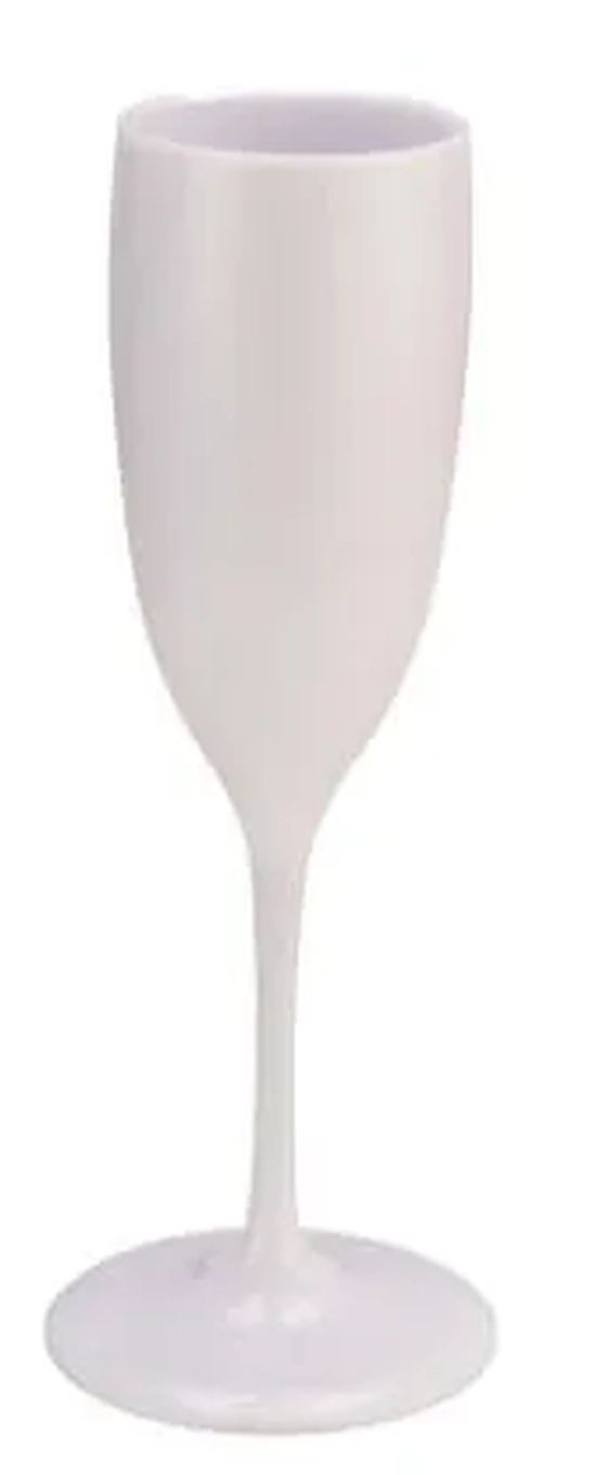 AP-1007BR TAÇA CHAMPANHE GLAMOUR BRANCA