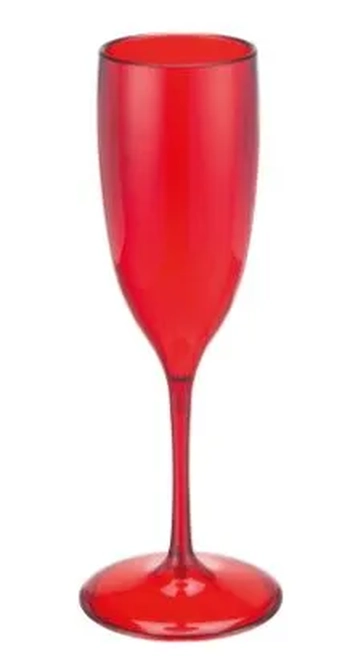 AP-1007VM TAÇA CHAMPANHE GLAMOUR VERMELHA