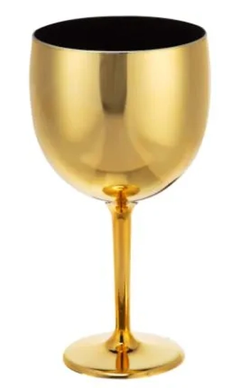 APM-1023DO TAÇA GIN METALIZADO DOURADA