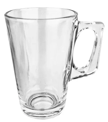 WG21933 CJ 3 CANECAS VIDRO TITY TRANSPARENTE 265ML