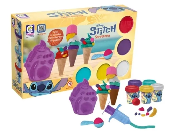 2839 MASSINHA DISNEY SORVETERIA DO STITCH