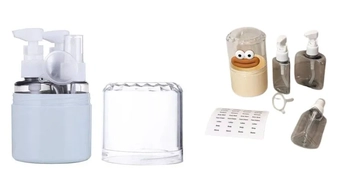 TRC1126  CJ DE FRACOS PARA VIAGEM