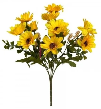 AK-0109AM BUQUE DE GERBERA - AMARELO