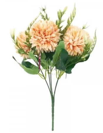AQ-0043LR BUQUE. CRISANTEMO LARANJA