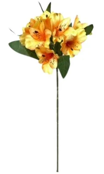 FG-0011AM GALHO ASTROMELIA AMARELO