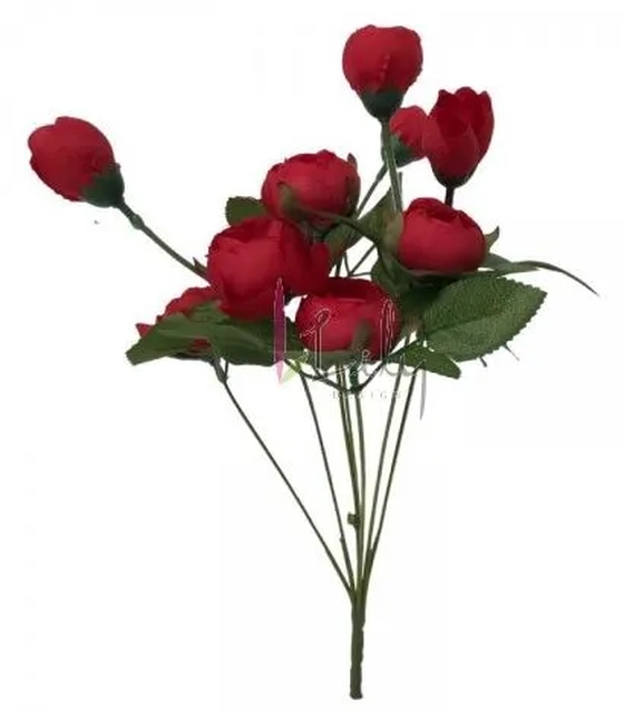 FG-0009VM BUQUE. CAMELIA VERMELHO