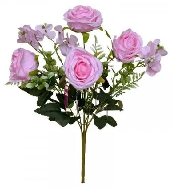 CR-0114RC BUQUE ROSA E HORTENSIA-ROSA CLARO