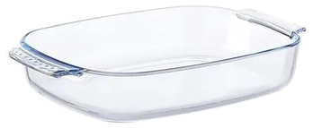 26264 ASSADEIRA RETANGULAR BOROSILICATO 3800ML