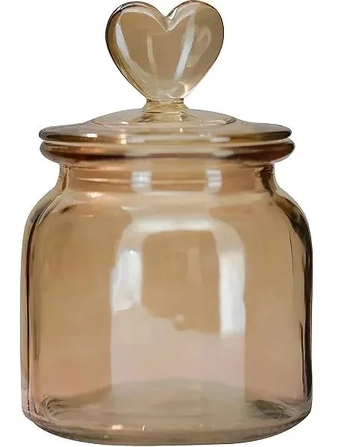 24510 POTE DE VIDRO DECOR AFETO 650ML