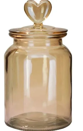 24508 POTE DE VIDRO DECOR AFETO 1310ML