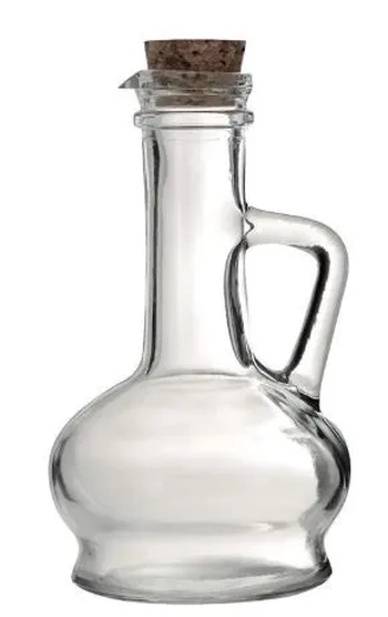 26458 GALHETEIRO VIDRO C/TAMPA ROLHA 230ML